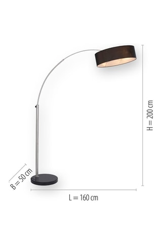 Staanlamp Petro - Grijs