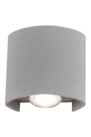 Ledwandlamp Carlo Zilverkleurig