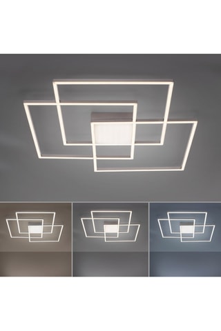 Ledplafondlamp Zilverkleurig