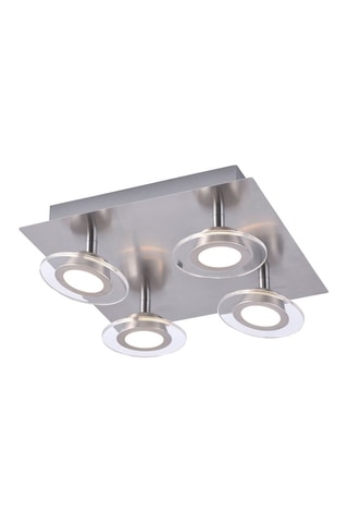 Ledplafondlamp Lola-Mike Zilverkleurig