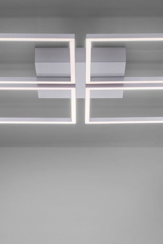 Plafondledlamp Inigo Zilverkleurig