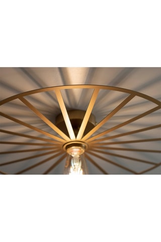 Plafondlamp Spike Goudkleurig