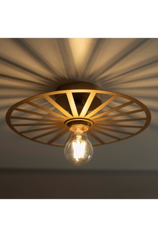 Plafondlamp Spike Goudkleurig