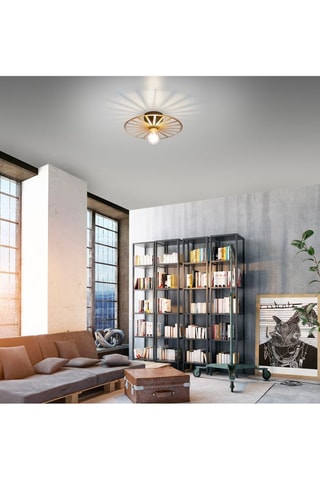 Plafondlamp Spike Goudkleurig