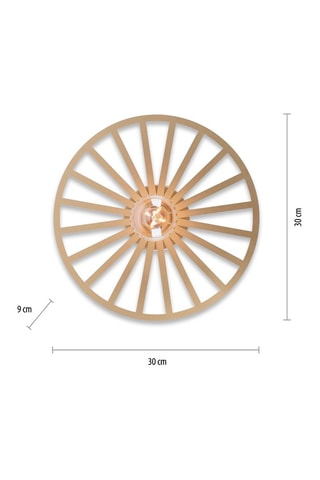 Plafondlamp Spike Goudkleurig