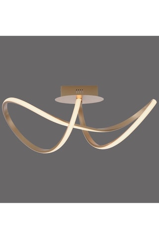 Ledplafondlamp Maria Goudkleurig