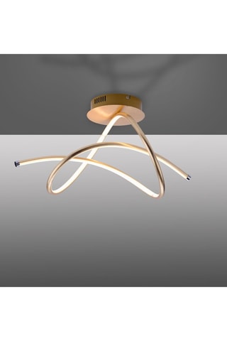 Ledplafondlamp Violetta Goudkleurig