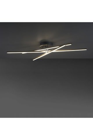 Ledplafondlamp Alina Zilverkleurig