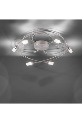 Ledplafondlamp Nelia Zilverkleurig