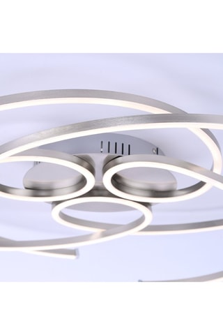 Ledplafondlamp Danilo Zilverkleurig