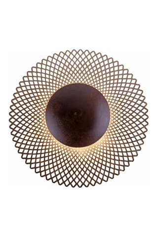 Ledplafondlamp Nevis Bruin