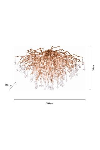 Plafondlamp Icicle - Bronskleurig