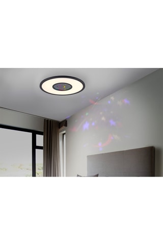 Ledplafondlamp Astro - Zwart