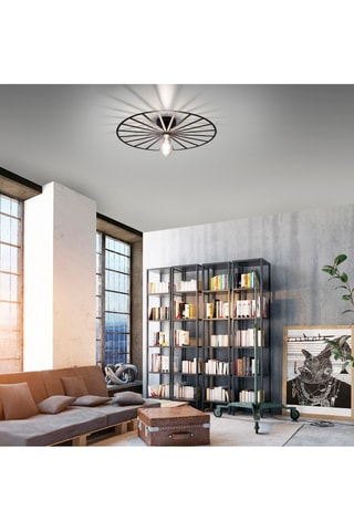 Plafondlamp Spike - Zwart