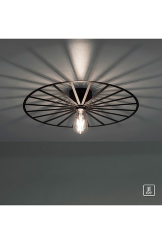 Plafondlamp Spike - Zwart