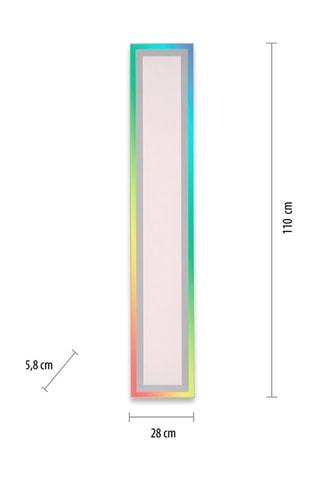 Ledplafondlamp Edging - Wit