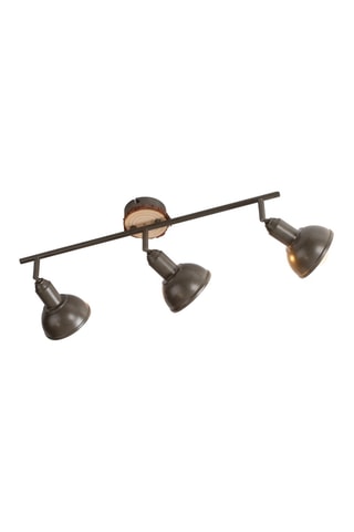 Plafondlamp Swamp - Zwart en Naturel