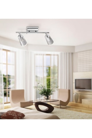 Ledplafondlamp Dalli Zilverkleurig