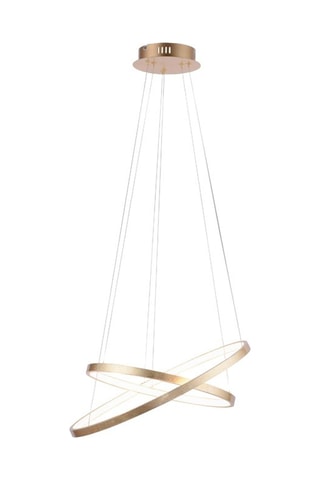 Ledhanglamp Circle Goudkleurig