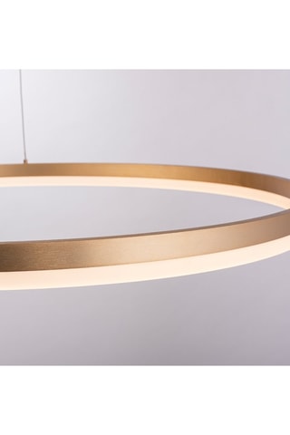 Ledhanglamp Titus 
Goudkleurig