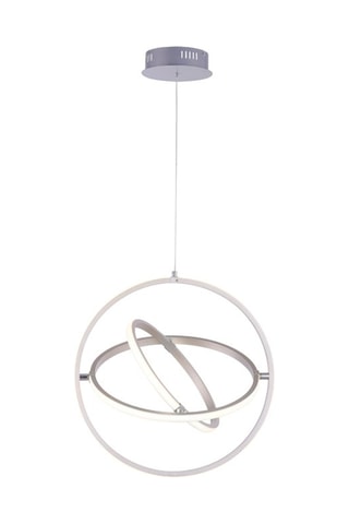 Ledhanglamp Jella Zilverkleurig