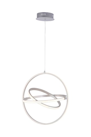 Ledhanglamp Jella Zilverkleurig