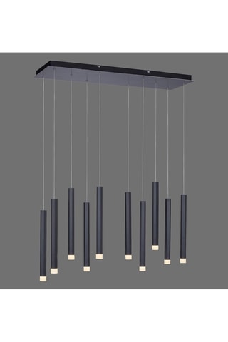 Ledkroonluchter Bruno - Zwart