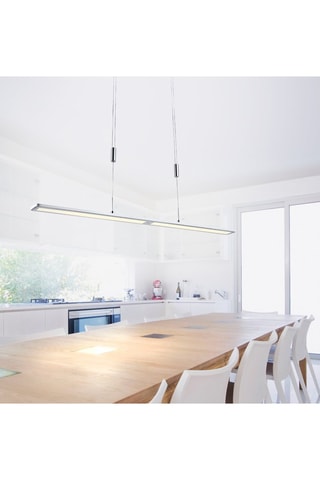 Ledhanglamp Nika - Zilverkleurig