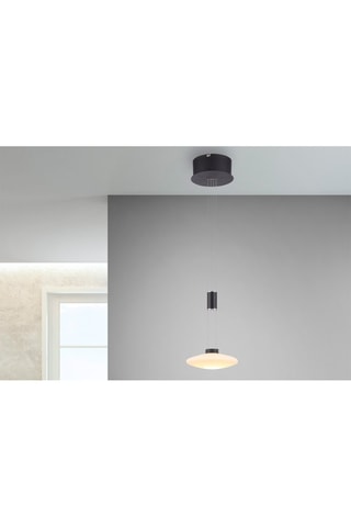 Ledhanglamp Lautada - Zwart