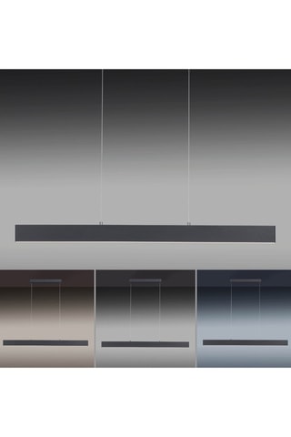 Ledkroonluchter Nila - Antraciet