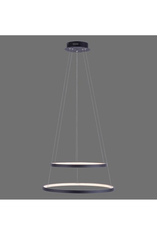 Ledkroonluchter Circle - Antraciet