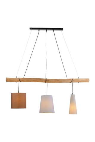 Hanglamp Damian Bruin en Beige