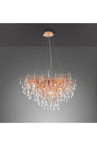 Kroonluchter Icicle - Bronskleurig
