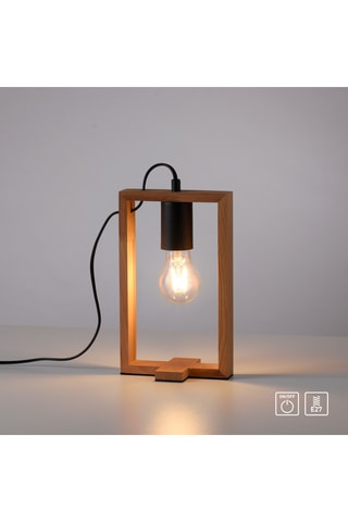 Ledtafellamp Franky - Zwart - 60 W