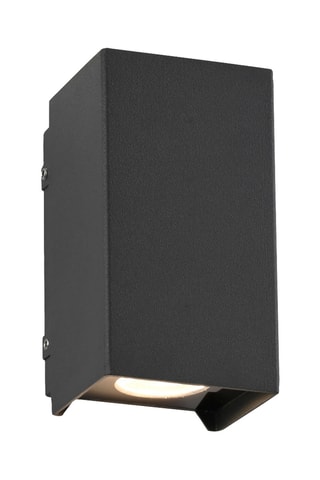 Ledwandlamp Block - Antraciet - 2 x 3 W