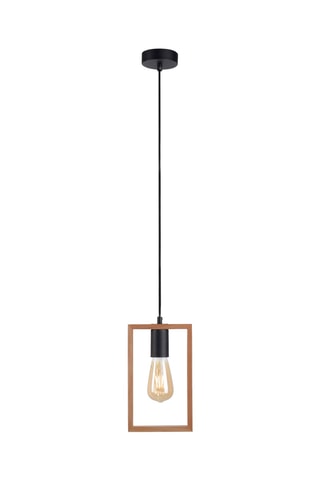 Hanglamp Franky - Zwart en Goudkleurig - 60 W
