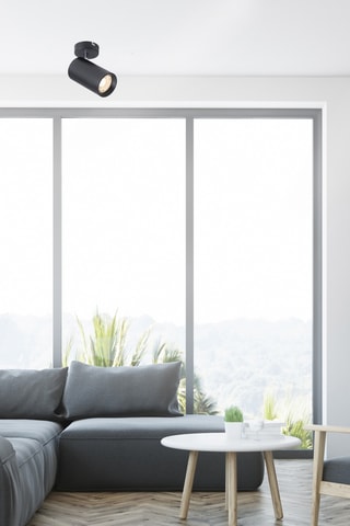 Ledplafondlamp Pure Technik - Zwart - 18 W