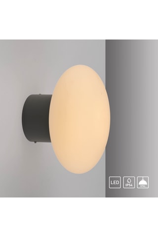 Ledwandlamp Olaf - Grijs - 5 W