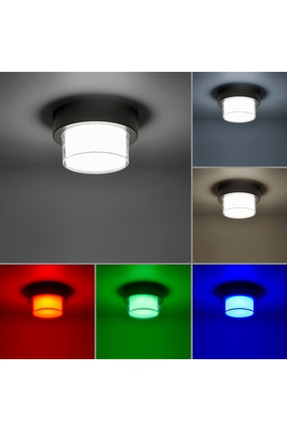 Ledwandlamp Q-Erik - Antraciet - 8 W