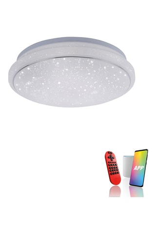 Ledplafondlamp connecté Jupi - Wit - 14 W