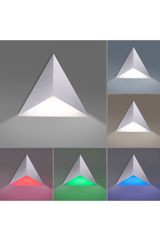 Smart ledwandlamp Q-Tetra - Wit - 6 W