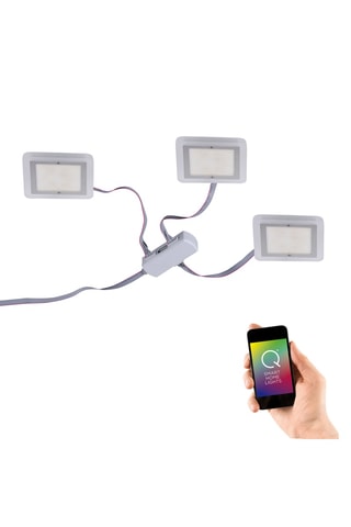 Ledplafondlamp Q-Vidal - Wit - 3 x 3,9 W