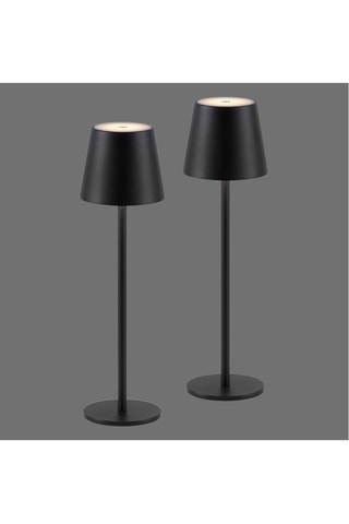 2 Ledtafellampen Buria - Zwart - 2,5 W