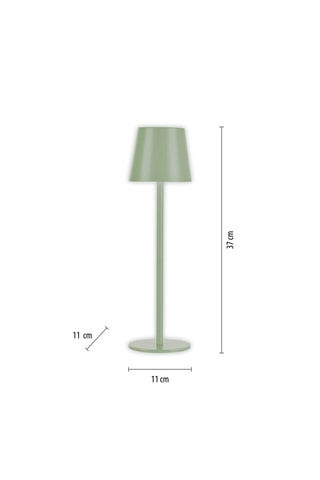 2 Ledtafellampen Buria - Zeegroen - 2,5 W