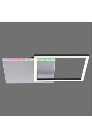 Ledplafondlamp Renda - Zwart en Grijs - 25/5 W