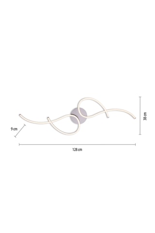 Ledplafondlamp Tyler - Wit - 2 x 13,5 W