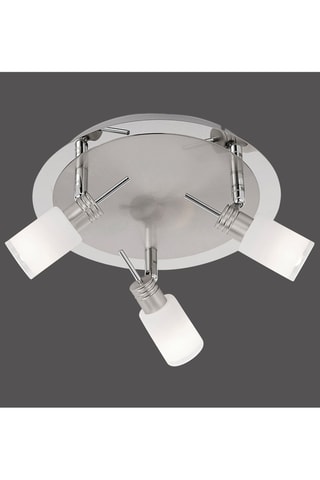 Ledplafondlamp Paka - Zilverkleurig - 3 x 3 W