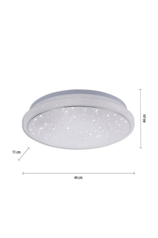 Ledplafondlamp connecté Jupi - Wit - 27 W