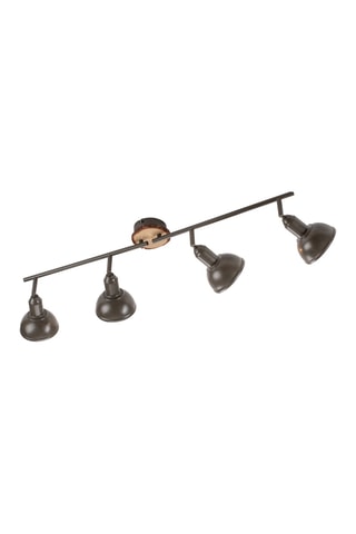 Plafondlamp Swamp - Donkergrijs - 4 x 10 W