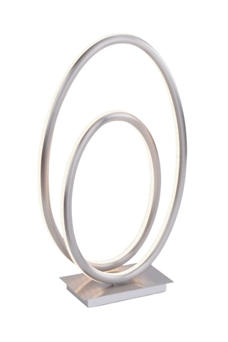 Ledtafellamp Q-Nevio - Zilverkleurig - 2 x 22,5 W